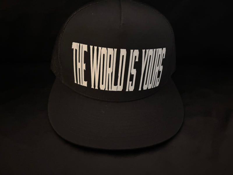 The World is Yours Hat Black