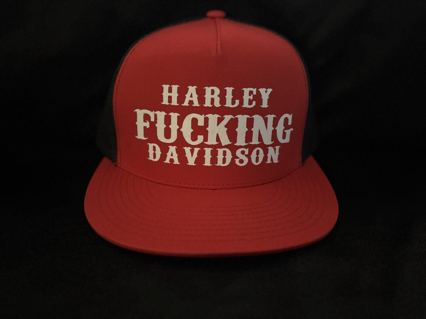 Harley Fucking Davidson Red Hat