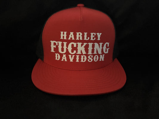 Harley Fucking Davidson Red Hat