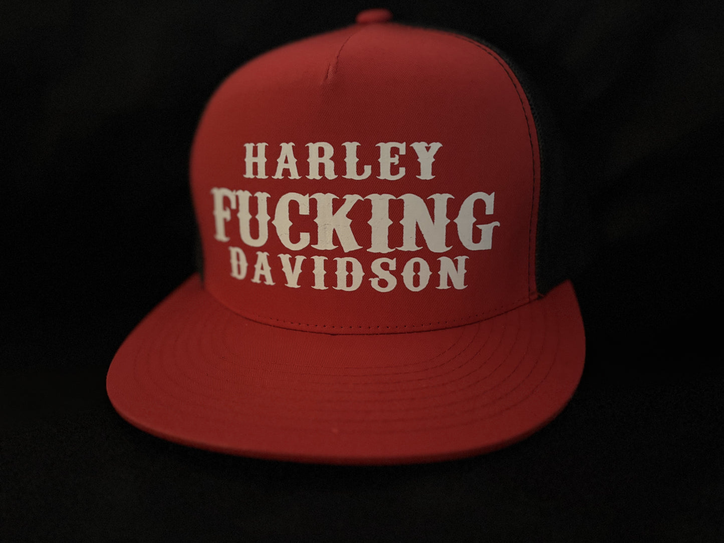 Harley Fucking Davidson Red Hat
