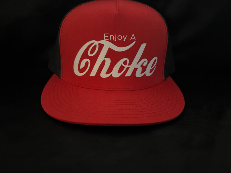 Enjoy a Choke Hat Red