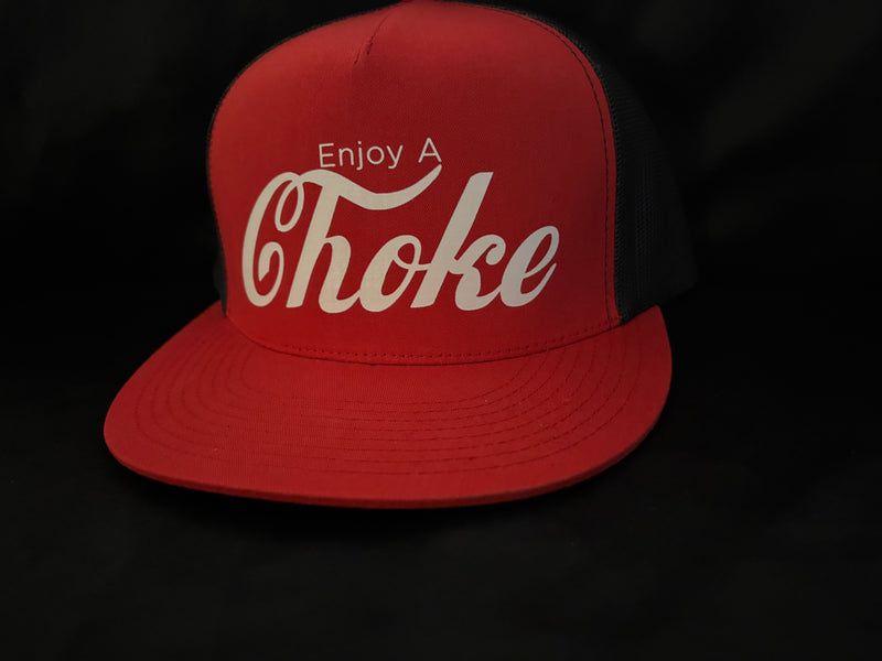 Enjoy a Choke Hat Red