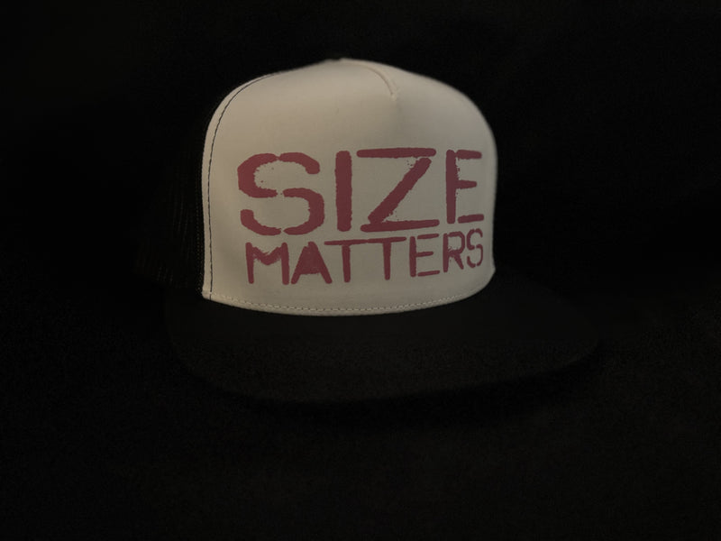 Size Matters Hat White
