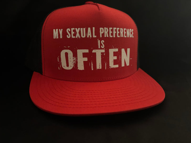 My Sexual Preference is Often Hat Red