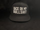 Back On My Bullshit Hat Black