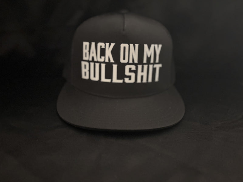 Back On My Bullshit Hat Black