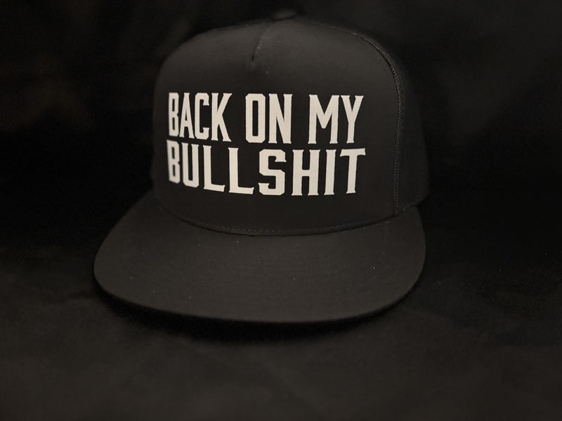 Back On My Bullshit Hat Black