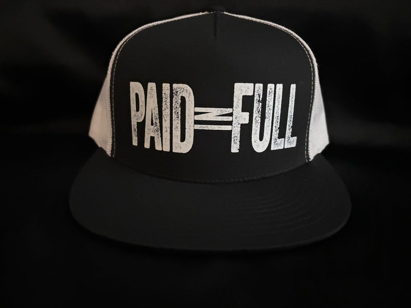 Paid in Full Hat Black/White