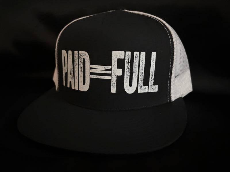 Paid in Full Hat Black/White