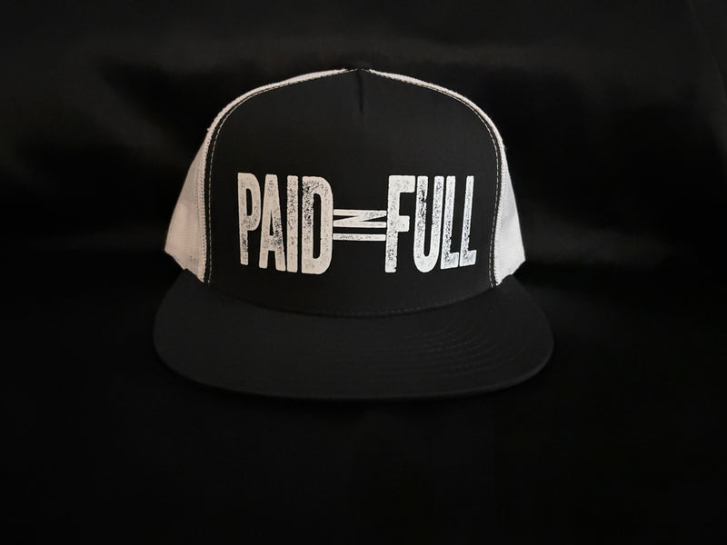 Paid in Full Hat Black/White