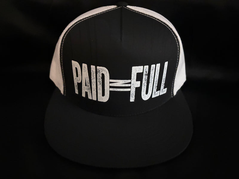 Paid in Full Hat Black/White