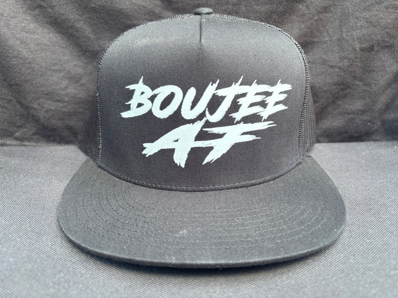 Boujee Hat Black/White