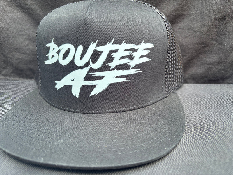 Boujee Hat Black/White