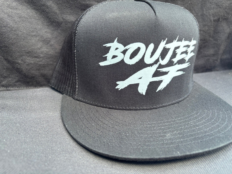 Boujee Hat Black/White
