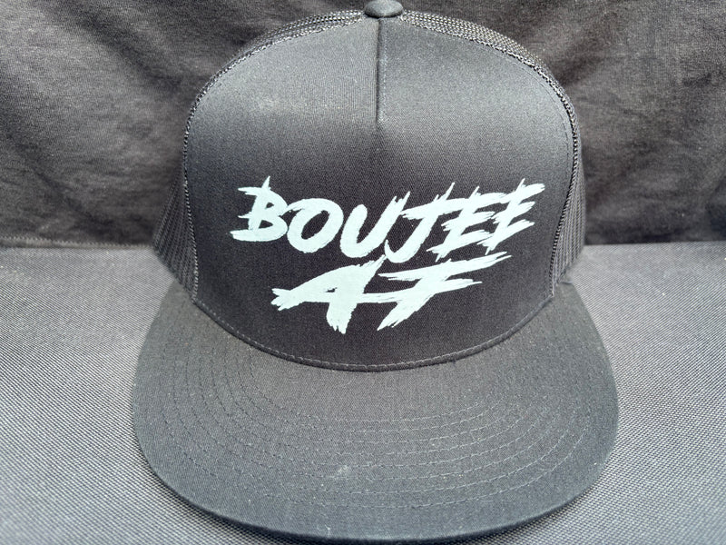 Boujee Hat Black/White