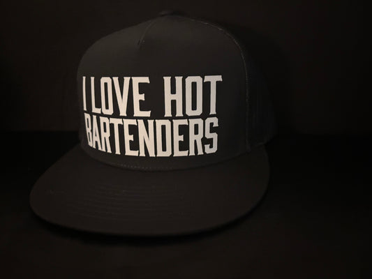 I Love Hot Bartenders Hat