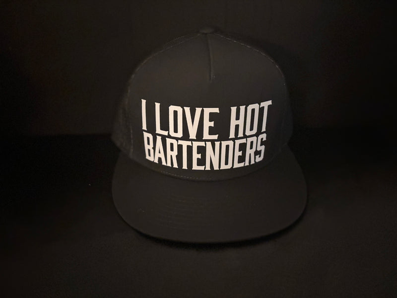 I Love Hot Bartenders Hat