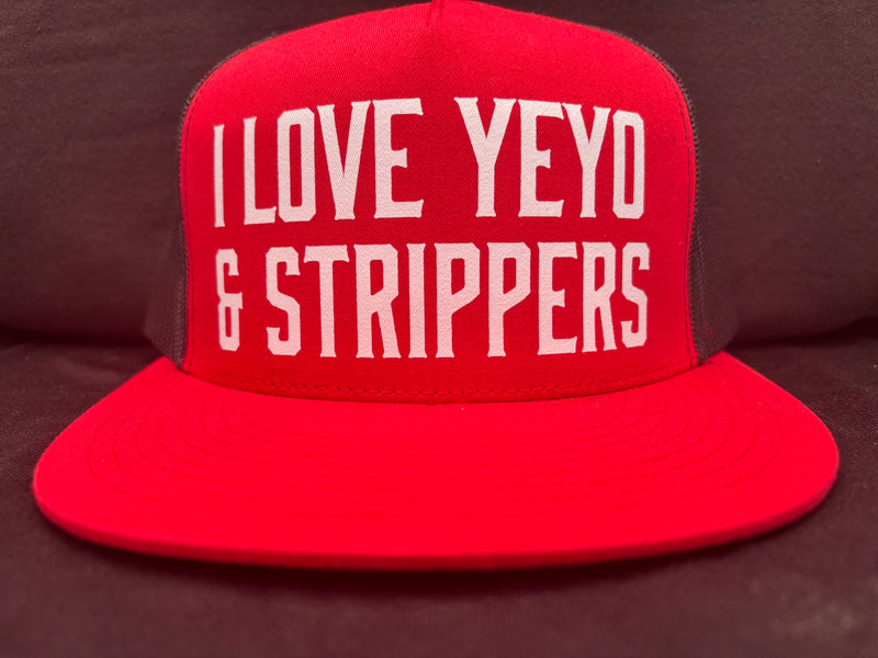 I Love Yeyo & Strippers Red Hat