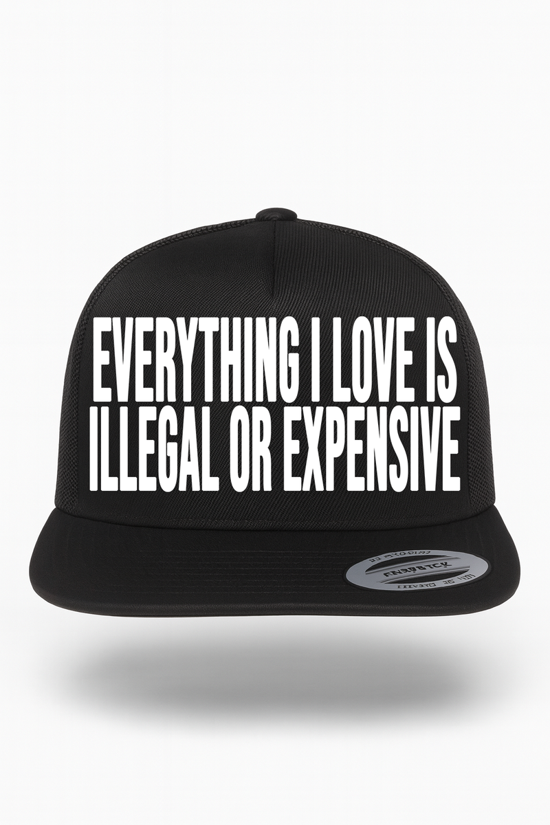 Everything I Love is Illegal or Expensive Hat