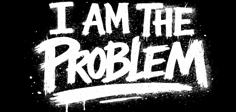I Am The Problem Racerback Tank Top