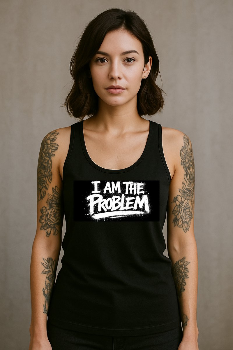 I Am The Problem Racerback Tank Top