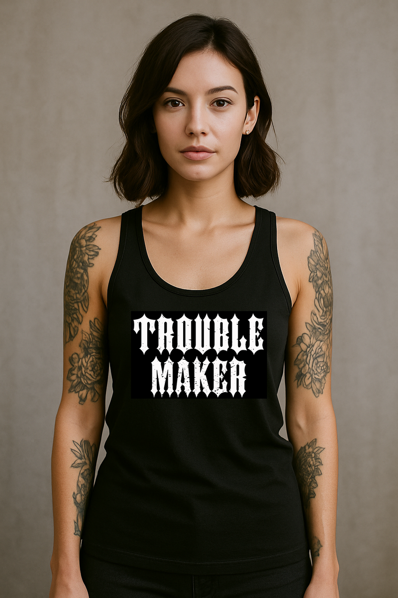 Trouble Maker Racerback Tank Top